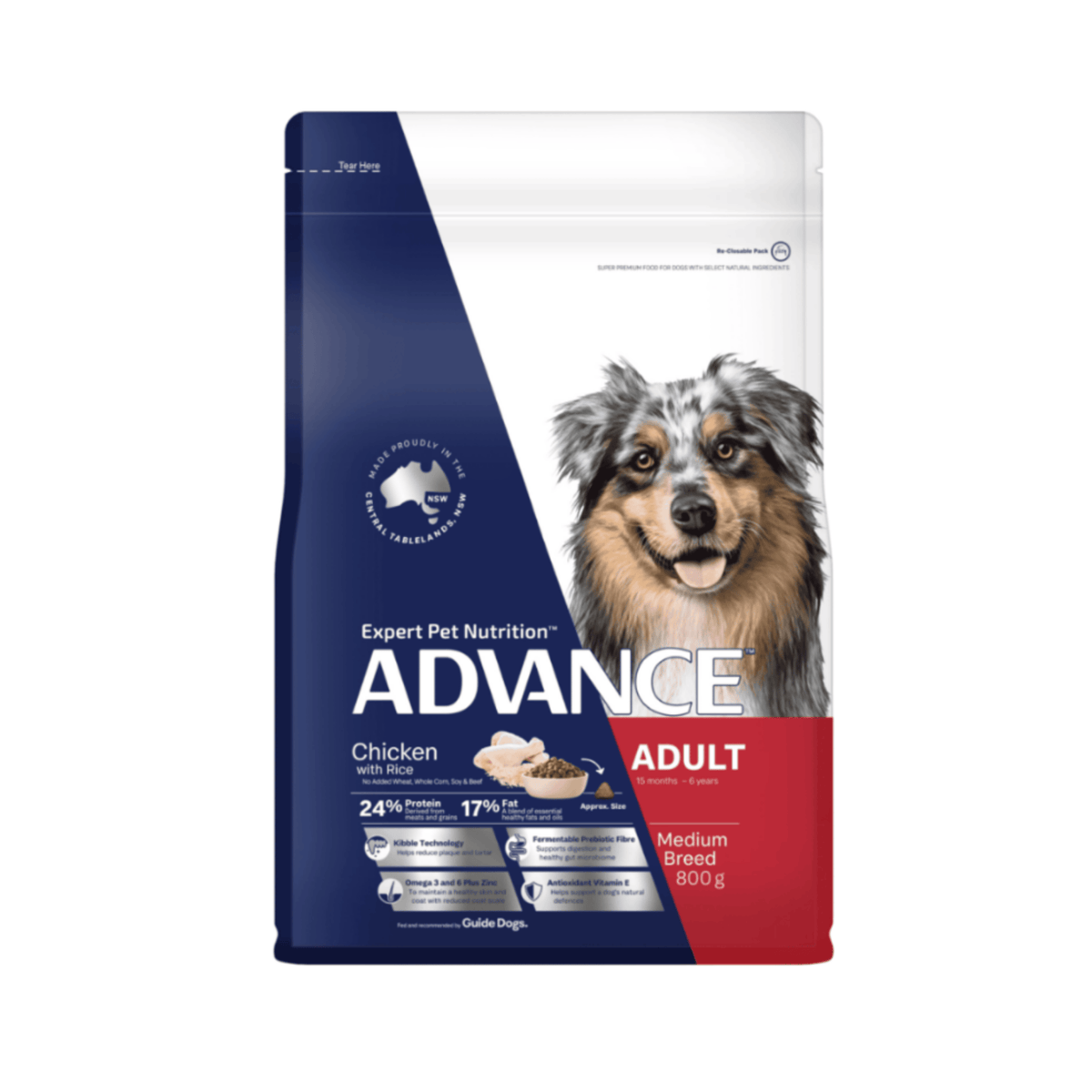 Advance Total Wellbeing Medium Breed Chicken with Rice Adult Dog Dry F ...