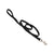 LupinePet Black Basic Solids Dog Leash