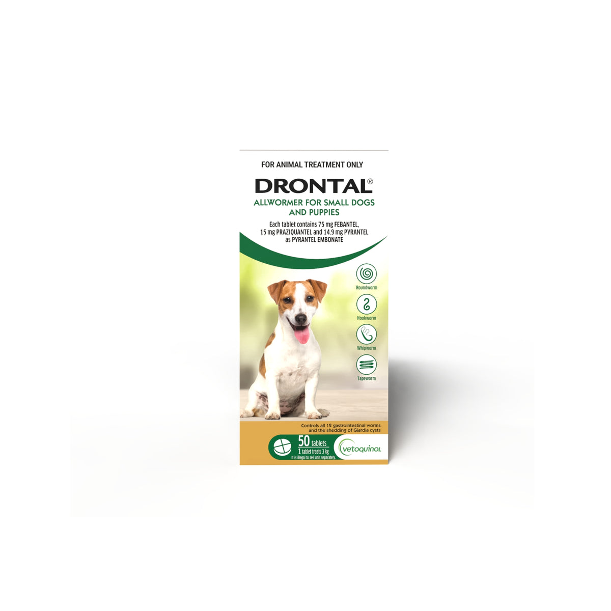 Drontal Worming Tablets for Small Dogs | Vets Love Pets
