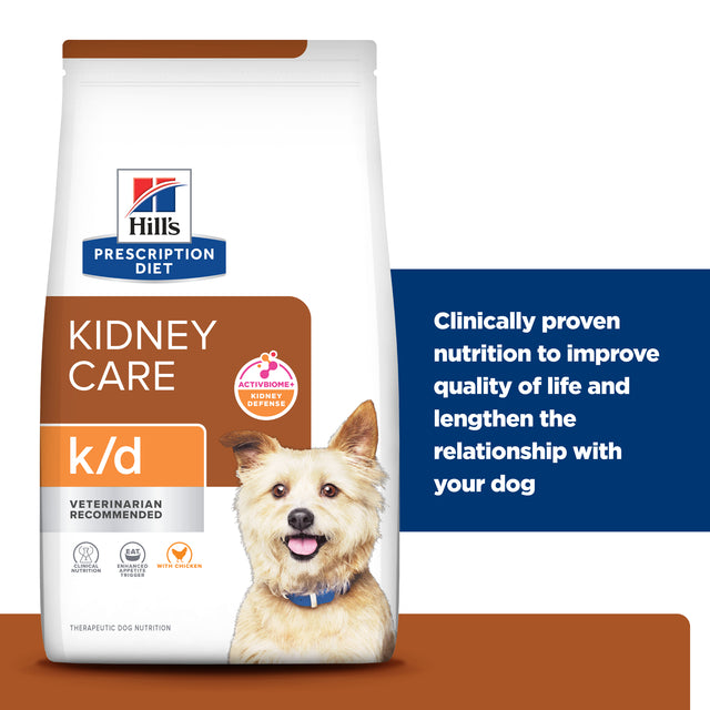 Hill's Prescription Diet k/d Kidney Care Dry Dog Food Vets Love Pets
