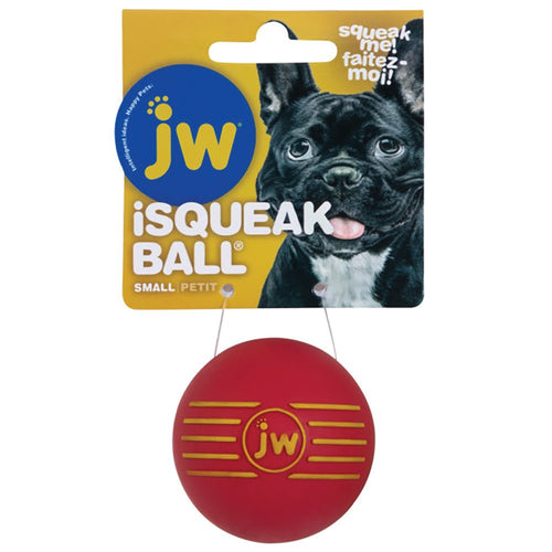 JW iSqueak Ball Dog Toy Vets Love Pets