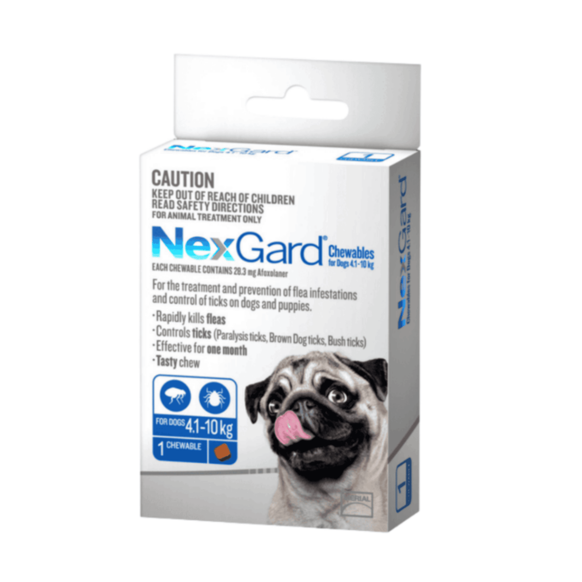 NexGard Chewables for Small Dogs (4.1 - 10 kg) – Vets Love Pets