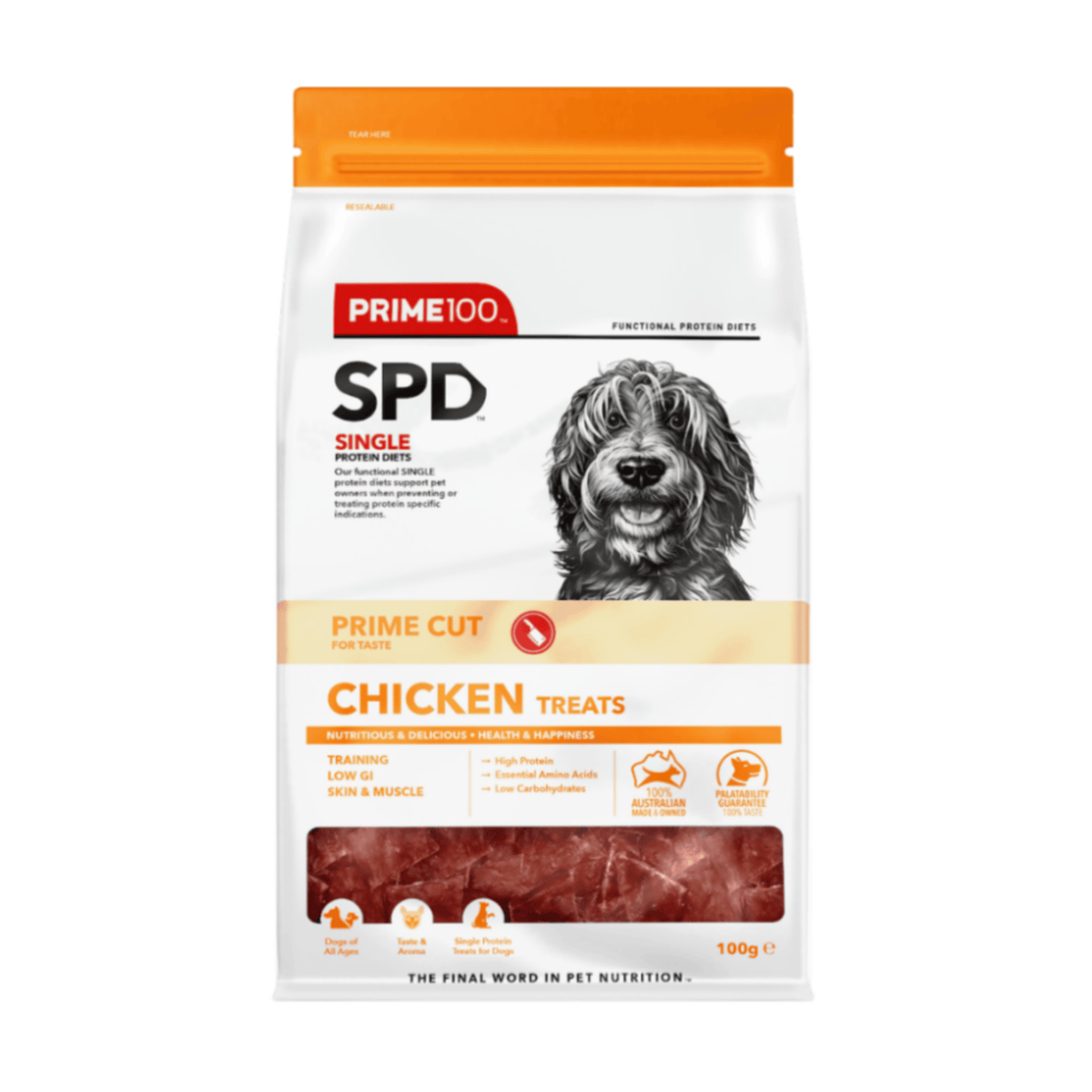 Prime100 SPD Prime Cut Chicken Treats – Vets Love Pets