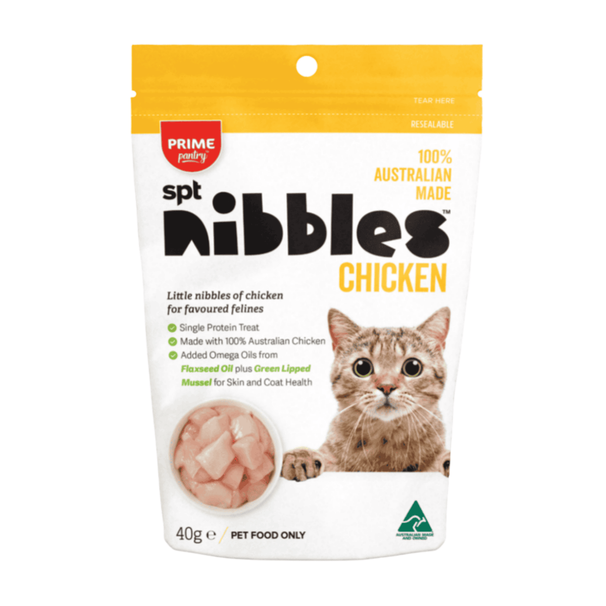 Prime100 SPT Nibbles Chicken Treats for Cats – Vets Love Pets