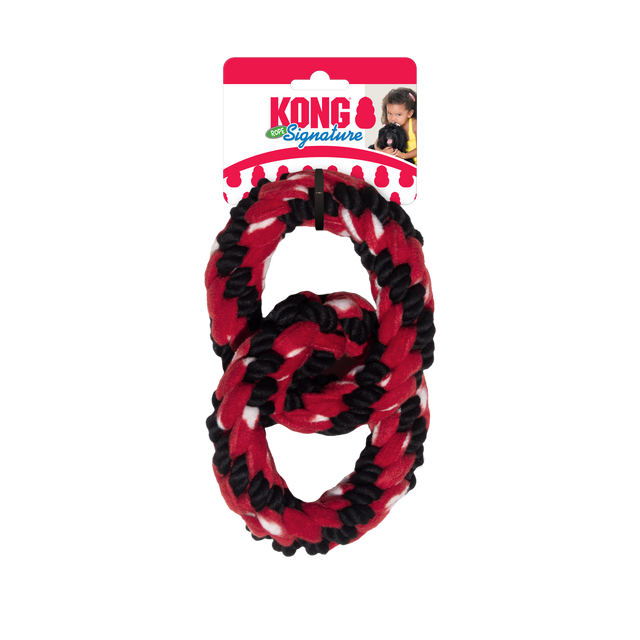 KONG Signature Rope Double Ring Tug – Vets Love Pets