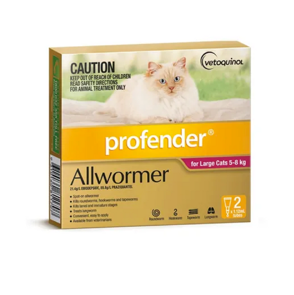 Profender Allwormer for Cats Vets Love Pets