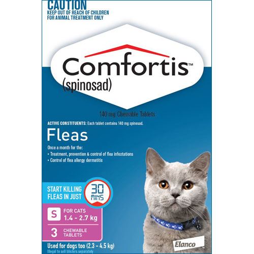 Comfortis Pink for Cats Vets Love Pets