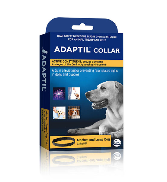 Adaptil DAP Dog Collar for Stress Relief Suitable for All Sizes Vets Love Pets