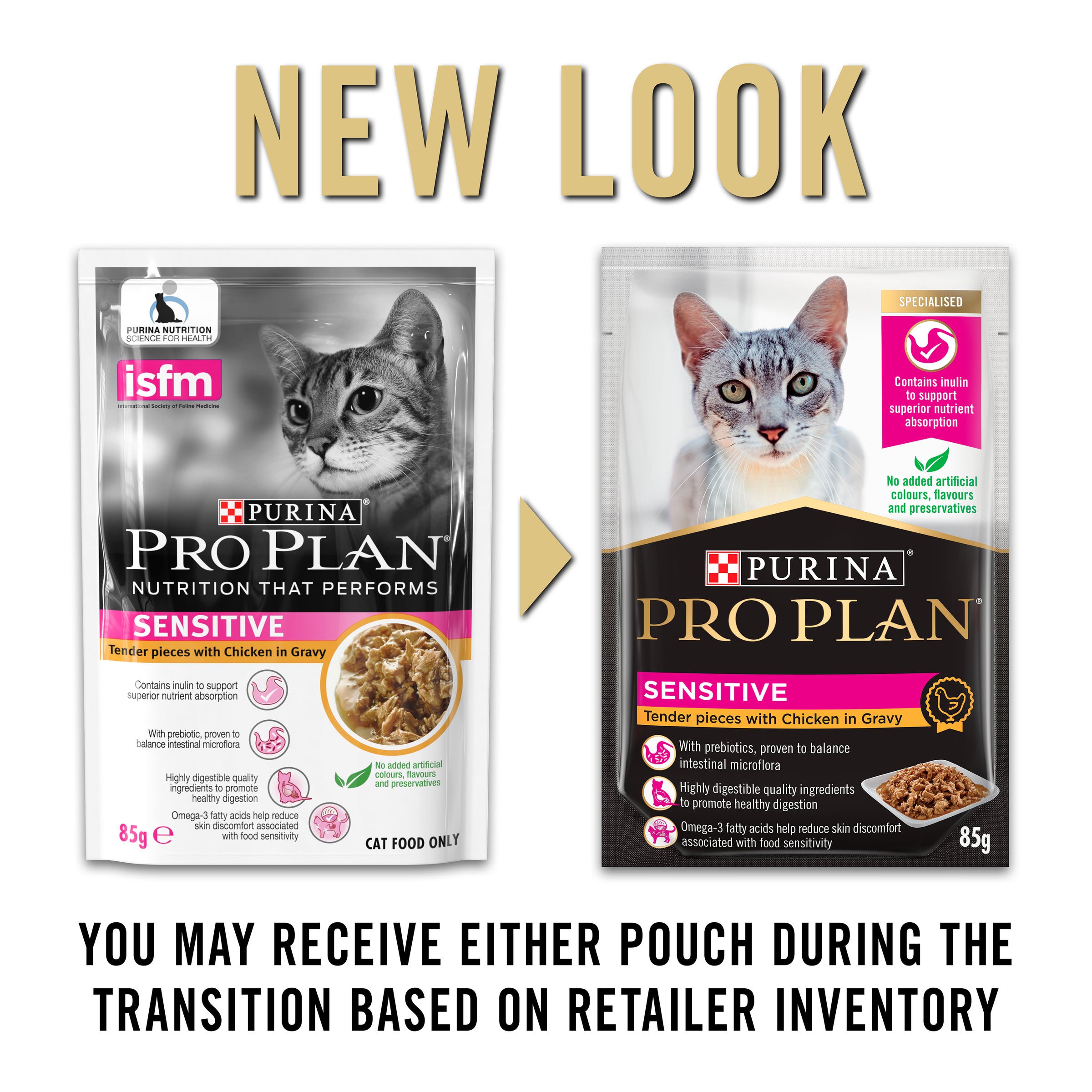 Purina Pro Plan Adult Cat Sensitive Chicken 85g x 12 Pouches