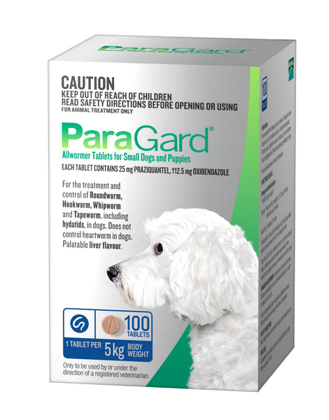 Paragard Allwormer for Small Dogs Vets Love Pets