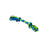 Buster Colour Dental Rope Dog Toy 2-Knot Blue/Lime