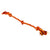 Buster Colour Dental Rope Dog Toy 3-Knot Red/Orange/Yellow