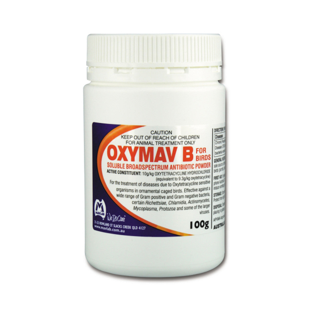 Oxymav B For Birds Powder – Vets Love Pets